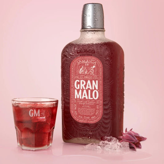 Gran Malo Jamaica hibiscus tequila liqueur, 12 pack